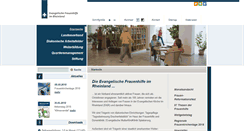 Desktop Screenshot of frauenhilfe-rheinland.de